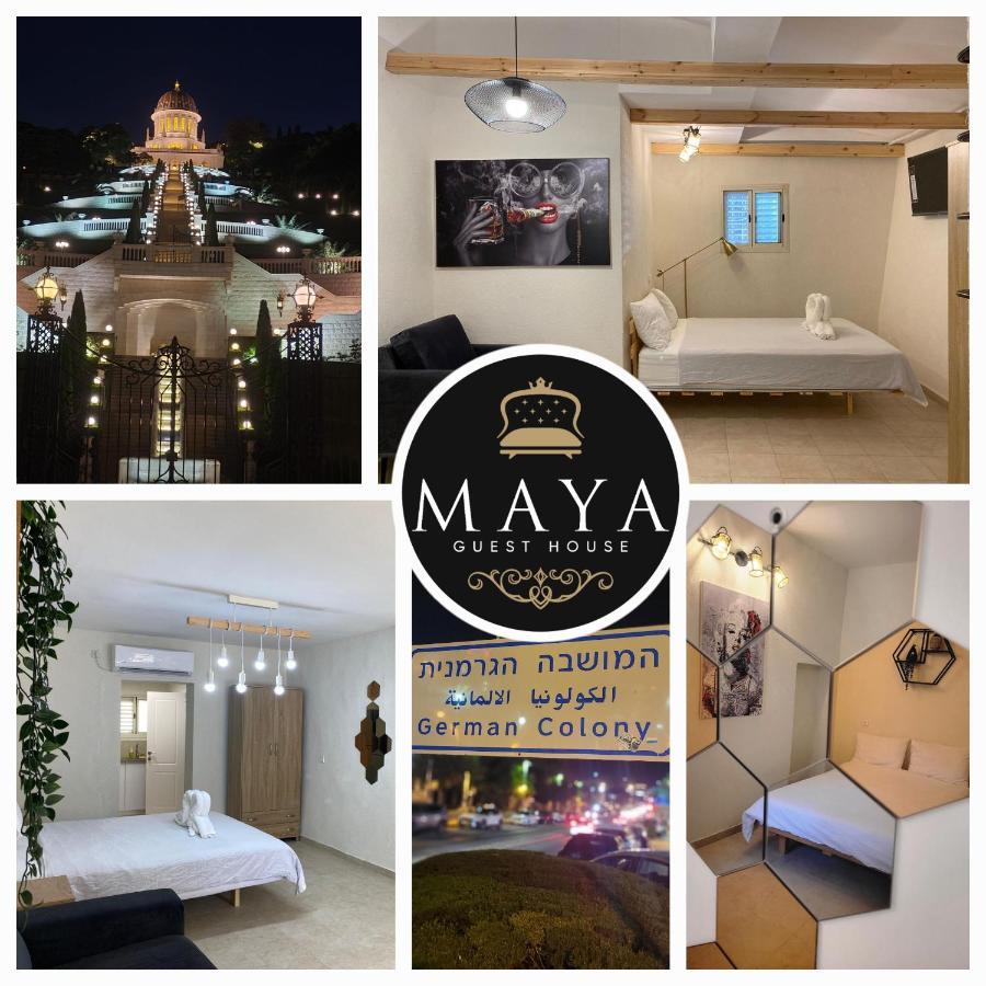 Maya Guest House - German Colony & Bahai Gardens, Haifa Buitenkant foto